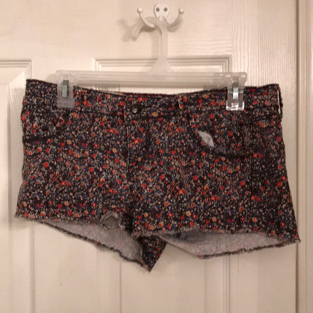 Multi colored floral shorts